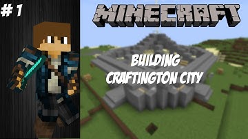 Minecraft: Building Craftington City - #1 :: Spawn! Part 2