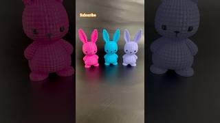 3D printed knitted bunny #3d #3dprintable #3dprinting #3dprinted #prusa #easter #bunny #easterbunny