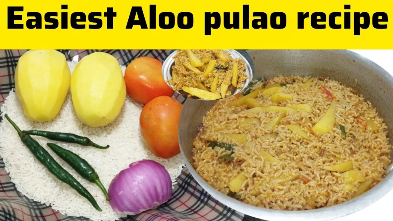 Aloo waly chawlon ki Recipe|How to make Potato Pulao Recipe|Easy & Quick Tasty Recipe|