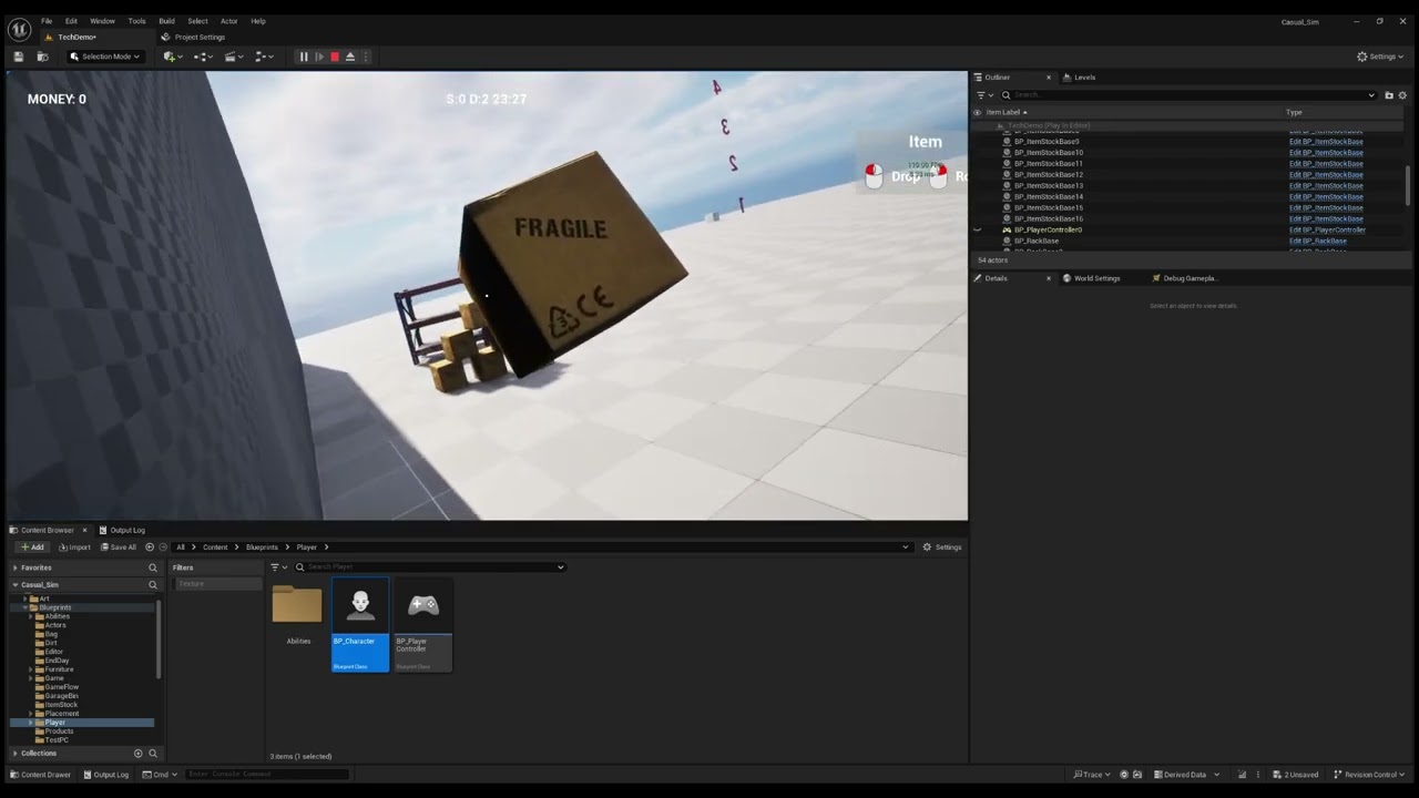 Warehouse Manager - playing around with game mechanics