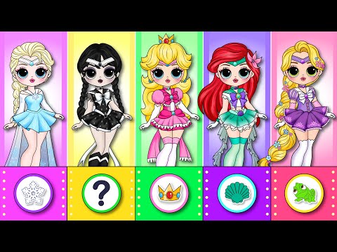 Disney Princess & Friends Dress up as Sailor Moon | 30 DIYs Fun For Kids