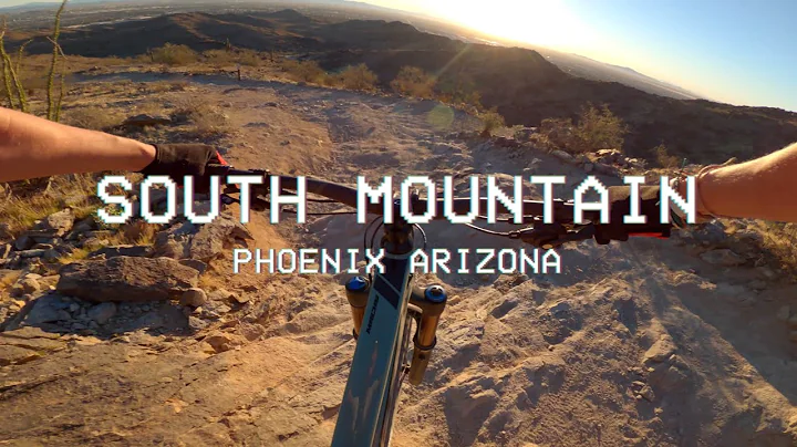 Stefanie McDaniel rides South Mountain, Phoenix //...