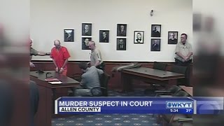 Murder suspect in court in Allen County