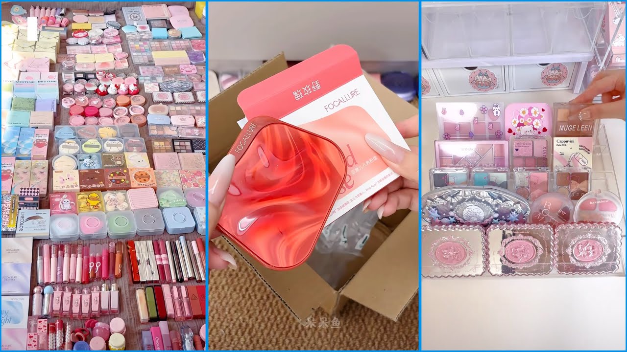 Lots Of Makeup Organization 🎀💄 | New Makeup Unboxing ASMR ✨