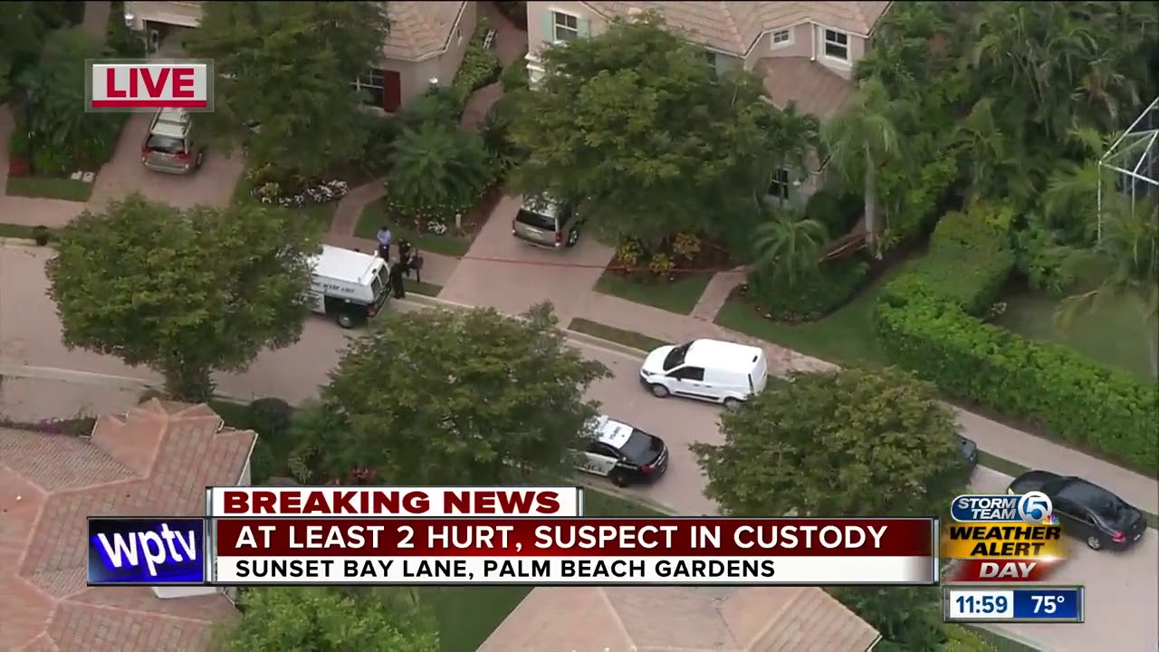 Person In Custody After 2 Hurt In Palm Beach Gardens Youtube