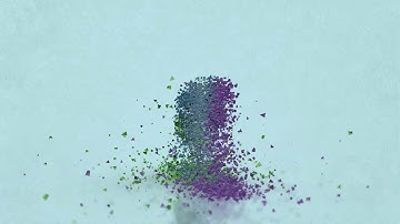 2950 c2 -  Logo Reveal Particles Color Scheme Unique modern animation intro