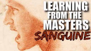 The Art of SANGUINE DRAWING (Red Chalk) Studying Old Masters and Copying Da Vinci - LFTM