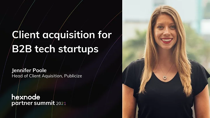 Jennifer Poole - Client acquisition for B2b tech s...
