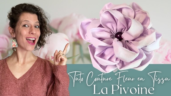 Tuto Couture Fleur en Tissu Dalhia 