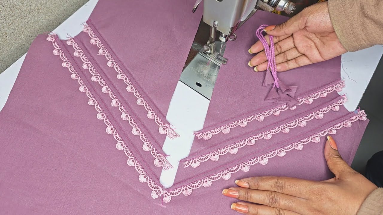 तुमसे सुंदर कोई नहीं ❤️Please don't ignore unique neck design with new trick