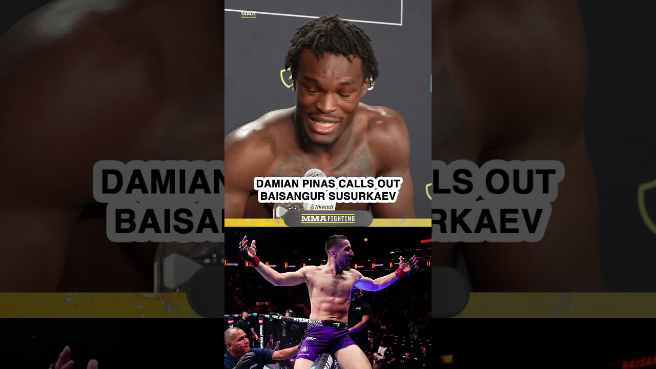 'I will KO him': Demian Pinas calls out 'easy' Baisangur Susurkaev | UFC 329 | MMA Fighting