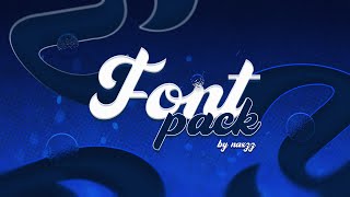 THE BEST *FREE* Font Pack | 100  Fonts | Free Download