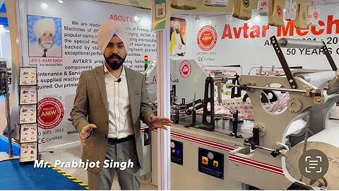 Avtar Square Bottom Paper Bag Making Machine With Printing & Handles | Brief Information In English