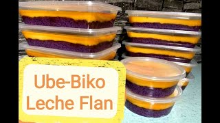 Ube-Biko Leche Flan Recipe - by Kuya AJ