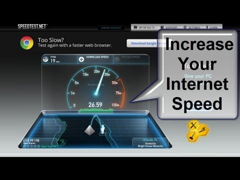 How To Increase Your Internet Speed + Google Chrome Speed Test