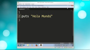 Curso Ruby - 2 - Primer programa y Variables