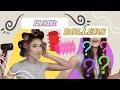 CURLING MY HAIR WITH HAIR ROLLERS