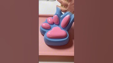Add fur to the big cat paw #catpaw #taba #inedible #StressRelief #handmade #squishy #decompression