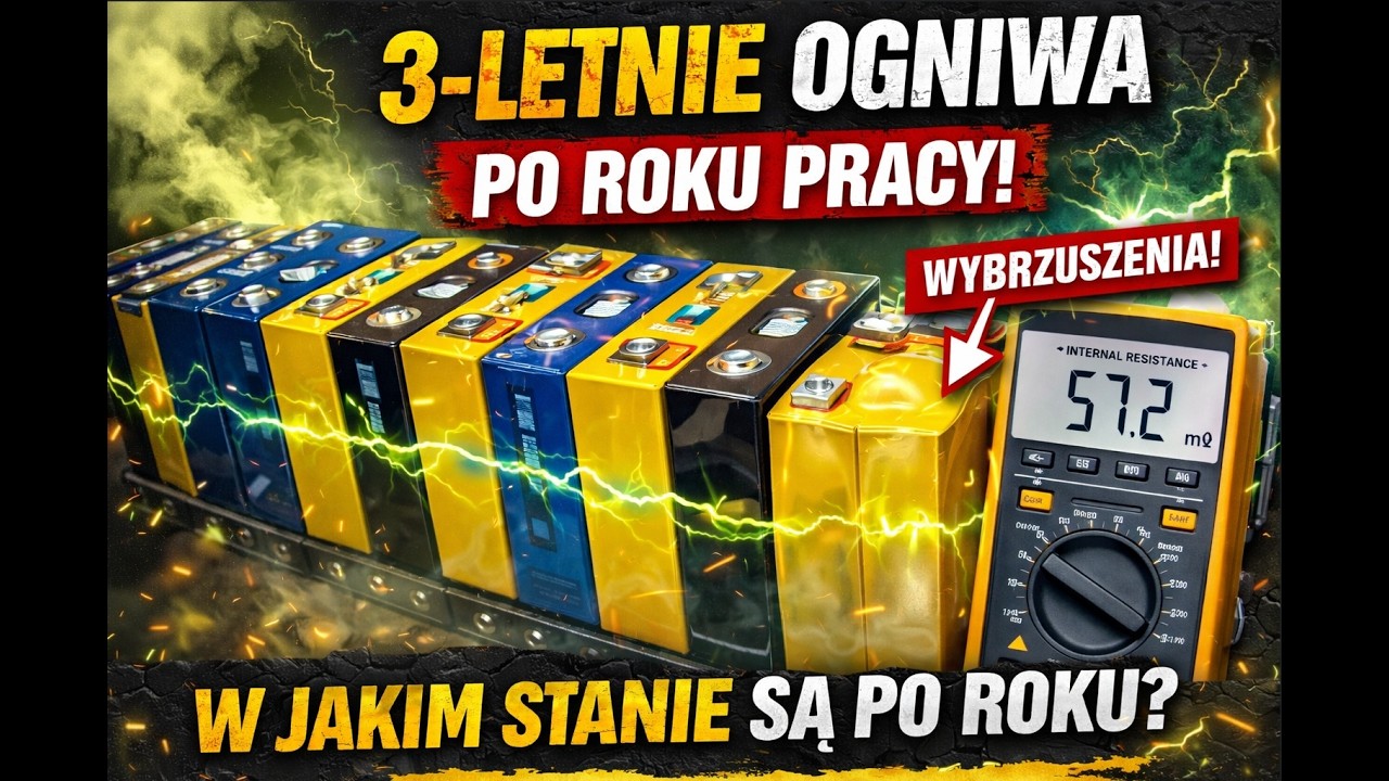 Frankenstein po roku pracy czyli  3-letnie ogniwa LiFePO4 pod lupą | rozkręcamy Magazyn 48V