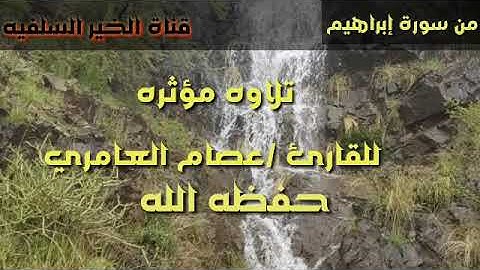 تلاوه عطره للاخ عصام العامري حفظه الله