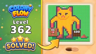 Colony Flow! - Level 362 Walkthrough 🧩 | Solution & Gameplay (ABI GAMES) 🐜