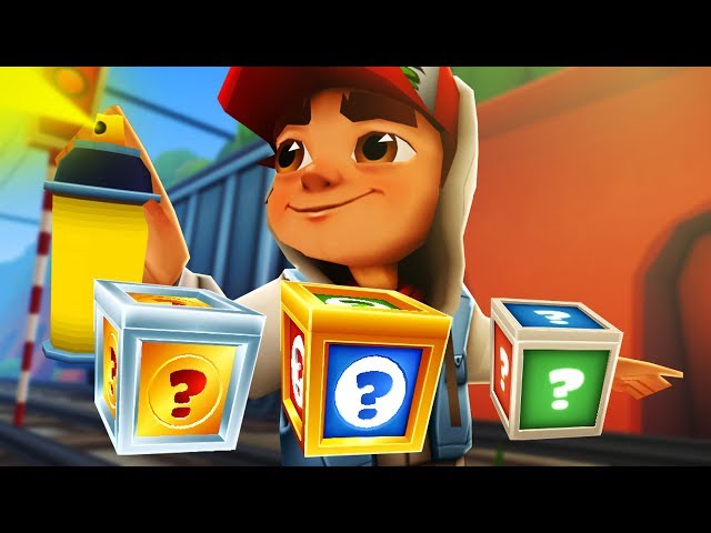 SUBWAY SURFERS GAMEPLAY FULLSCREEN - CHICAGO - JAKE AND 30 MYSTERY BOXES  OPENING #1 