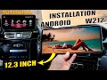 12.3" Largest Android Screen Detailed Installation on Mercedes E-Class W212, C-Class W204, C207 W207