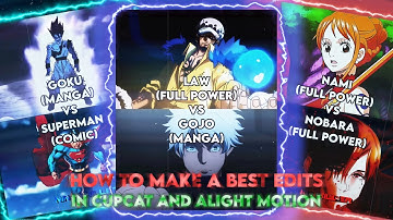 Editing tutorial how to make 1v1 edit in capcut and alight motion
