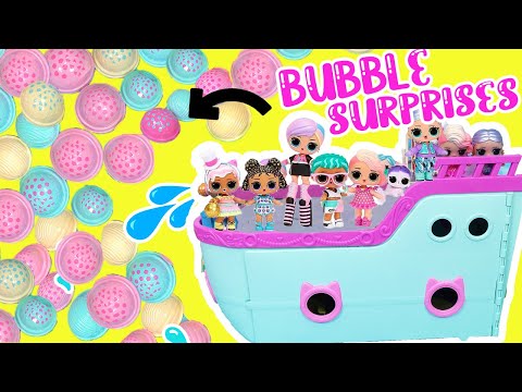 LOL Surprise Mega Ball Magic Surprises! Dolls on Spring Break! Squishy Sand and Bubbles