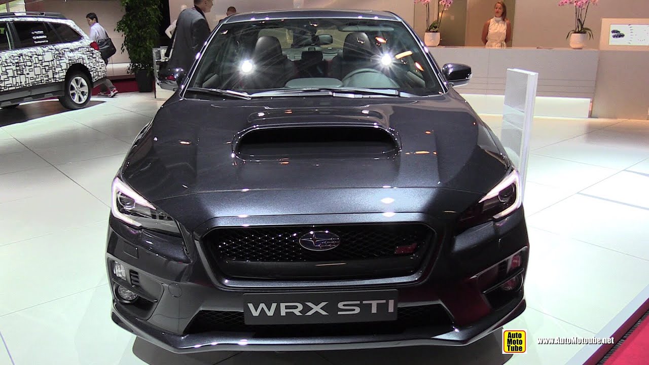 2015 Subaru Wrx Sti Exterior And Interior Walkaround 2014 Paris Auto Show