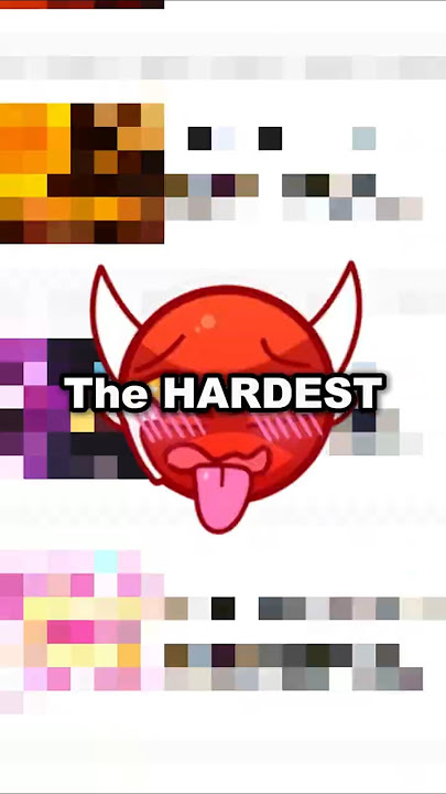 The HARDEST Insane Demon In Geometry Dash #geometrydash #gd #shorts #gaming
