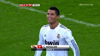 Hattrick Assist Cristiano Ronaldo Dominated Villarreal In 2011