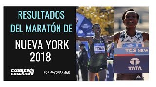 RESULTADOS DEL MARATÓN DE NUEVA YORK 2018