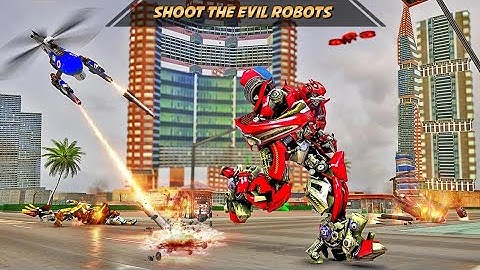 trò chơi Ô tô siêu RoBot biến hình * Drone Robot Car Game: Robot Transforming Game: Android Gameplay