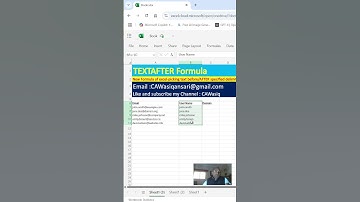 TEXTAFTER new excel Formula