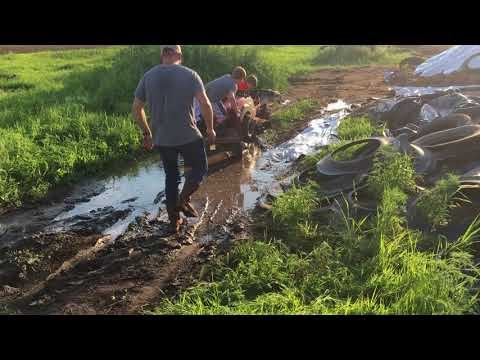 Raising a Farmer~Who needs a four-Wheeler when you have a lawn mower