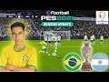 BRASIL x ARGENTINA FINAL COPA AMÉRICA PES 2021 DESAFIOS DE FUTEBOL ‹ Rikinho ›