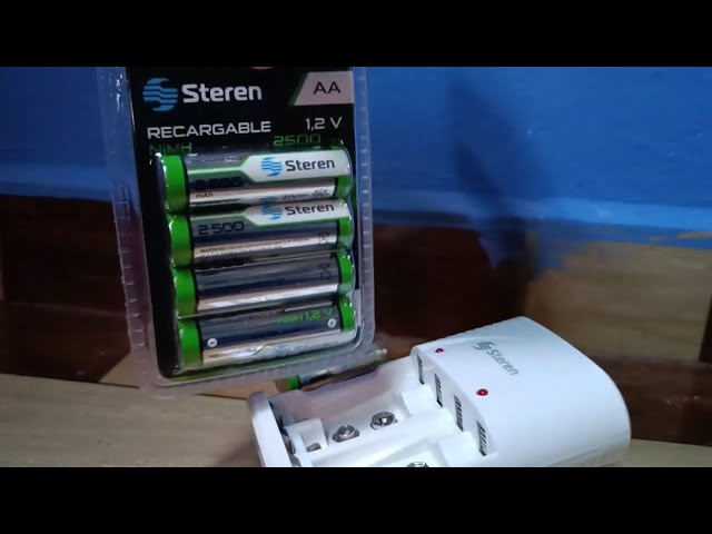 PILAS AA STEREN BAT-NM-AA 4 PILAS RECARGABLES 1300 MAH