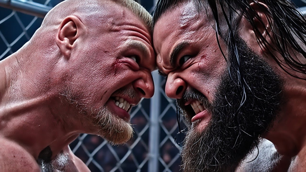 Brock Lesnar vs Braun Strowman | Monster vs Beast | WWE 2K25