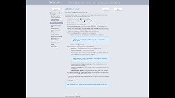 Avigilon ACC7  - Add New User