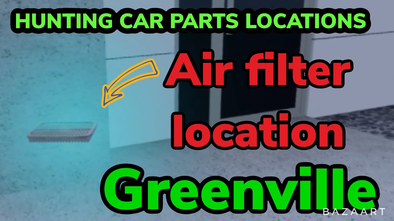 How to find car parts location in Greenville in ROBLOX, parts Hunting Event. AIR FILTER LOCATION