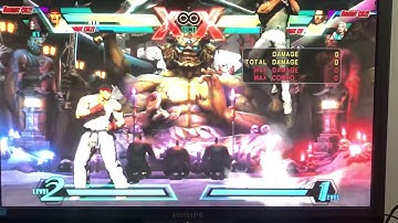 UMVC3 Ryu Ren Hadoken Confirm (Denjin Combo)