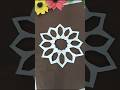 Easy Paper Flower Snowflake 🌸 | Beautiful Paper Cutting DesignDescription