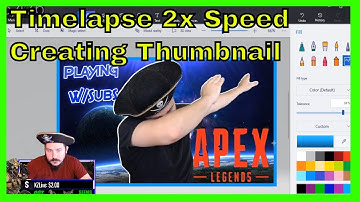 ⚫Creating A Thumbnail #6 | Timelapse 2x Speed | Apex Legends