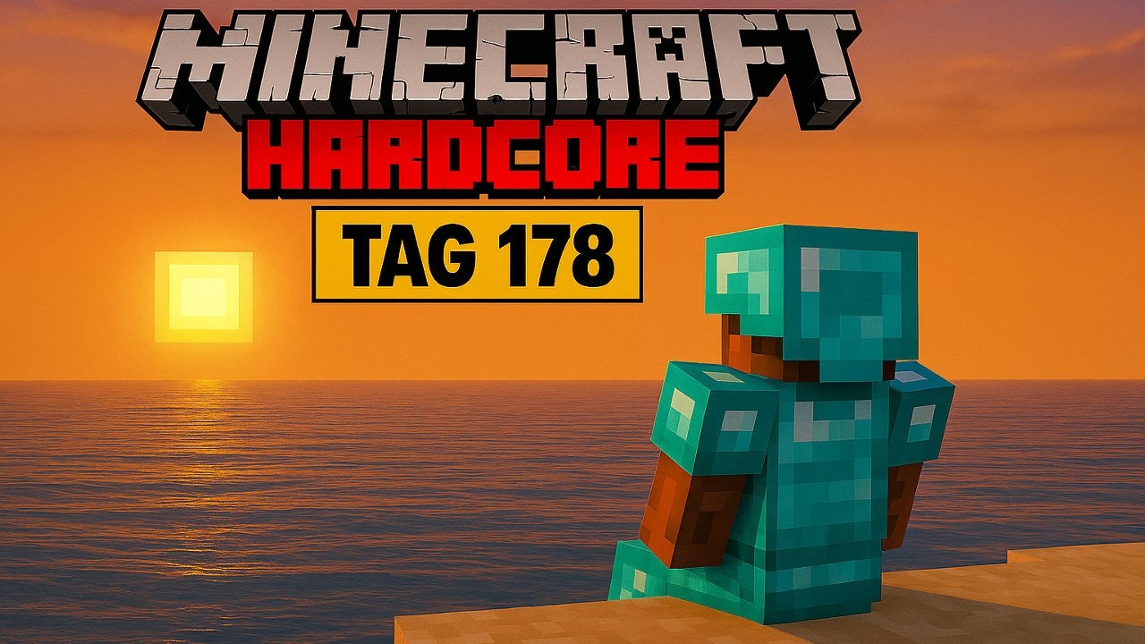 Tag 178 in HARDCORE, ich TRAUE mich NICHT! | Minecraft