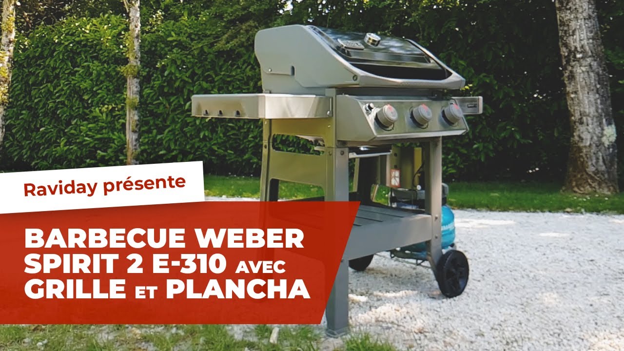 Weber Spirit 2 E-310 grille et plancha présenté par Raviday Barbecue -  YouTube
