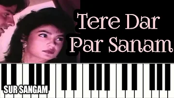 Tere Dar Par Sanam Chale Aaye On Harmonium Piano Tutorial | Sur Sangam Harmonium