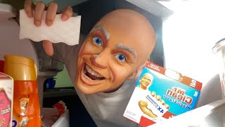 1 Minute ASMR~ POV you’re Mr. Clean’s fridge (magic eraser tingles) 🧼🫧