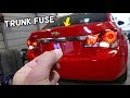 CHEVROLET CRUZE TRUNK DOES NOT OPEN. TRUNK FUSE LOCATION REPLACEMENT