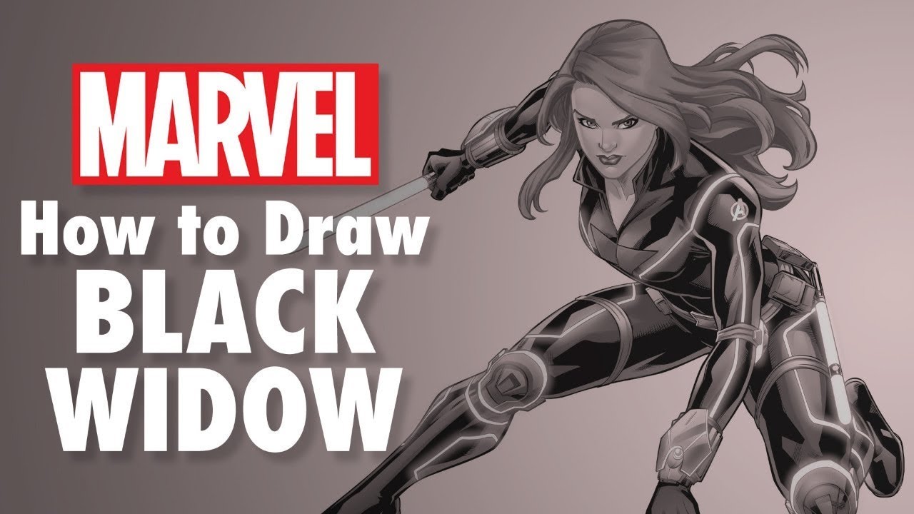 Te animas a dibujar a #BlackWidow? #Marvel Studios - thptnganamst.edu.vn